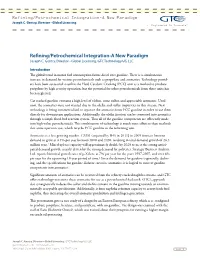 Refining/Petrochemical Integration-A New Paradigm Joseph C