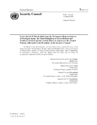 Security Council Distr.: General 18 March 2003