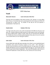 2021 Inductees