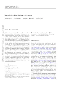 Knowledge Distillation: a Survey 3