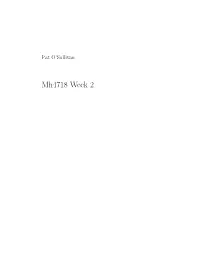 Mh4718 Week 2 Week 2