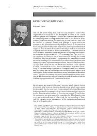 Rethinking Russolo