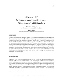 Science Animation and Students' Attitudes