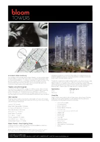 Bloom Towers Fact Sheet
