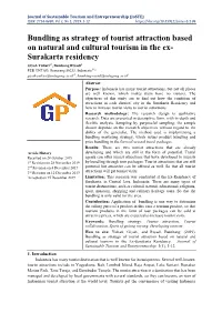 Bundling As Strategy of Tourist Attraction Based on Natural And