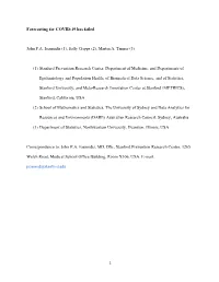 Forecasting for COVID-19 Has Failed John PA Ioannidis