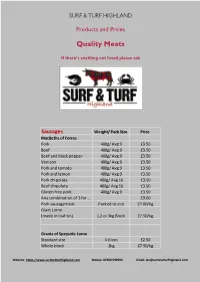 Quality Meats