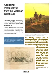 Aboriginal Perspectives from the Victorian Goldfields
