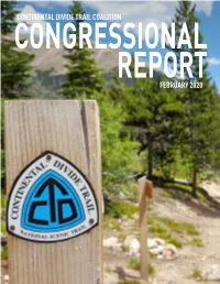 Continental Divide Trail Coalition February 2020