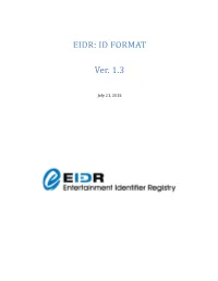 ID FORMAT Ver