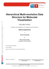 Sparse Data Structures for Molecular Visualization