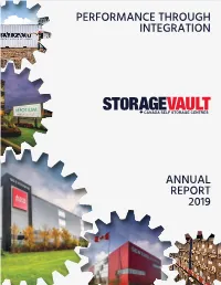 Annual Report 2019 Performance Through