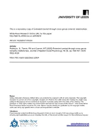 Extended Contact Through Cross-Group Romantic Relationships
