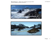 ICE Alpine Ice Climbing Lecture 2019