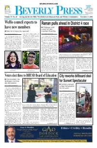 Raman Pulls Ahead in District 4 Race N Challenger Could Have New Members Unseat First-Term N Sales-Tax Increase Also Approved Incumbent David Ryu