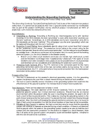 Understanding the Grounding Continuity Test the “Understanding the Product Safety Tests” Series