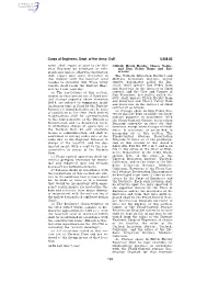 Corps of Engineers, Dept. of the Army, Dod § 208.82