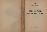 Elementær Jernbane Lære
