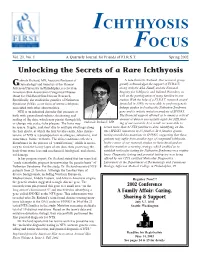 Ichthyosis Focus Spring 2002