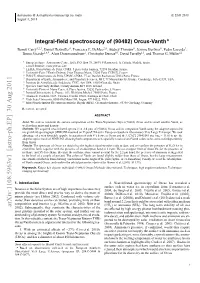 Integral-Field Spectroscopy of (90482) Orcus-Vanth