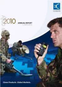 Codan Limited Annual Report 2010