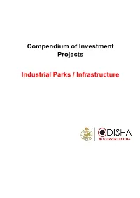 Compendium of Investment Projects Industrial Parks / Infrastructure