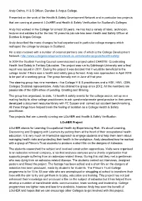 H & S Verification and the Locher Project