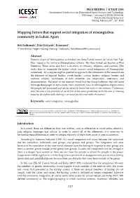 Mapping Factors That Support Social Integration of Minangkabau Community in Luhak Agam