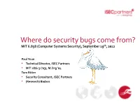 Paul Youn from Isec Partners