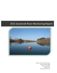 2015 Savannah River Monitoring Report