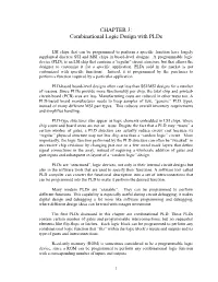 CHAPTER 3: Combinational Logic Design with Plds