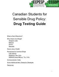 Drug Testing Guide