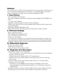 Bilateral VMT Case Outline (Formatted).Pages