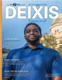 DEIXIS, the DOE CSGF Annual Is Published DEIXIS (ΔΕΙΞΙΣ — Pronounced Da¯Ksis) Manager, Science Media — Bill Cannon and Reduce Carbon Emissions