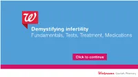 Demystifying Infertility Fundamentals, Tests, Treatment, Medications