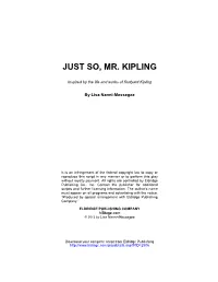 Just So, Mr. Kipling