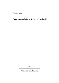 Postanarchism in a Nutshell