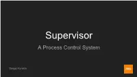 Supervisor a Process Control System