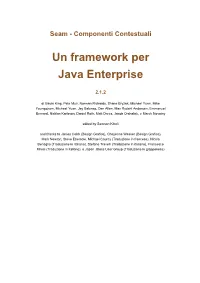 Un Framework Per Java Enterprise