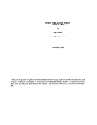 Working Paper No. 12
