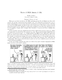 Basics of UNIX, Emacs, &