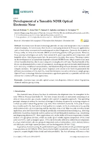 Development of a Tuneable NDIR Optical Electronic Nose