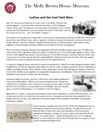 Ludlow Massacre Activity
