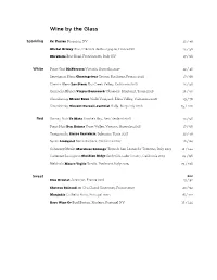 Wine by the Glass