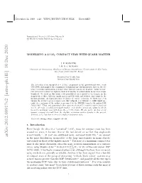 Arxiv:2012.00917V2 [Astro-Ph.HE] 10 Dec 2020
