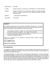 C/R/D Summary Skeleton Document