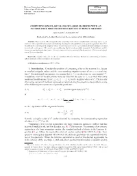 Computing Singular Values of Large Matrices with an Inverse-Free Preconditioned Krylov Subspace Method∗