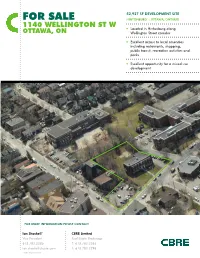 Confidentiality Agreement to Ian.Shackell@Cbre.Com Or Return by Fax at 613 782 2296