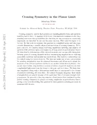 Crossing Symmetry in the Planar Limit