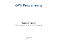 GPU Programming